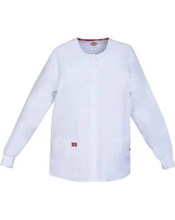 Dickies Women's EDS Signature Scrubs Missy Fit Snap Front Warm-up Jacket | Coats & Outerwear -Johnston & Murphy Sales 51Z7OId1 L. AC SR736920