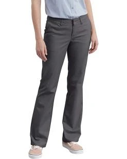 Dickies Women's Flat Front Stretch Twill Pant Slim Fit Bootcut | Pants -Johnston & Murphy Sales 61CWhv0HrUL. AC SR736920