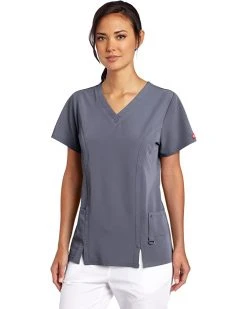 Dickies Xtreme Stretch Women Scrubs Top V-Neck 82851 | Shirts & Tops -Johnston & Murphy Sales 61RX5TDM9uL. AC SR736920