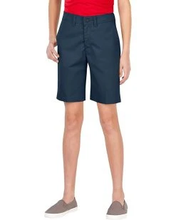 Dickies Girls' Flex Waist Slim Fit Flat Front Short | Shorts 6 Dickies Girls' Flex Waist Slim Fit Flat Front Short | Shorts -Johnston & Murphy Sales 61TGzDxCAsL. AC SR736920 1