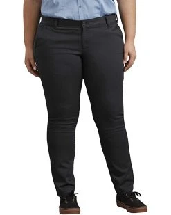 Dickies Women's Mid-Rise, Skinny Stretch Twill Pant | Pants