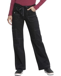 Dickies Gen Flex Women Scrubs Pant Low Rise Drawstring Cargo 857455 | Pants