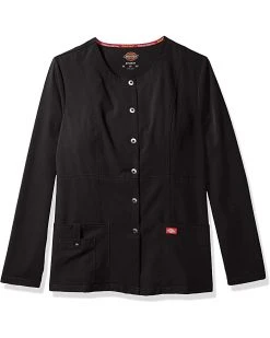 Dickies Xtreme Stretch Women Warm Up Scrubs Jacket Snap Front 82310 | Coats & Outerwear -Johnston & Murphy Sales 61nIXTFNIIL. AC SR736920