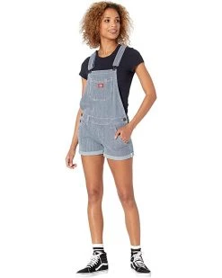 Dickies Juniors Roll Hem Hickory Stripe Shortall Straight Fit | Shorts 7 Dickies Juniors Roll Hem Hickory Stripe Shortall Straight Fit | Shorts -Johnston & Murphy Sales 715YL27uOeS. AC SR736920