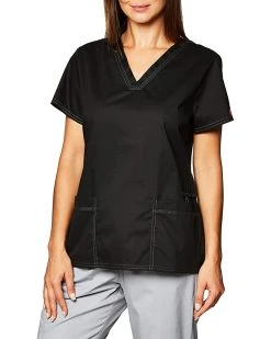 Dickies Gen Flex Women Scrubs Top V-Neck DK800 | Shirts & Tops