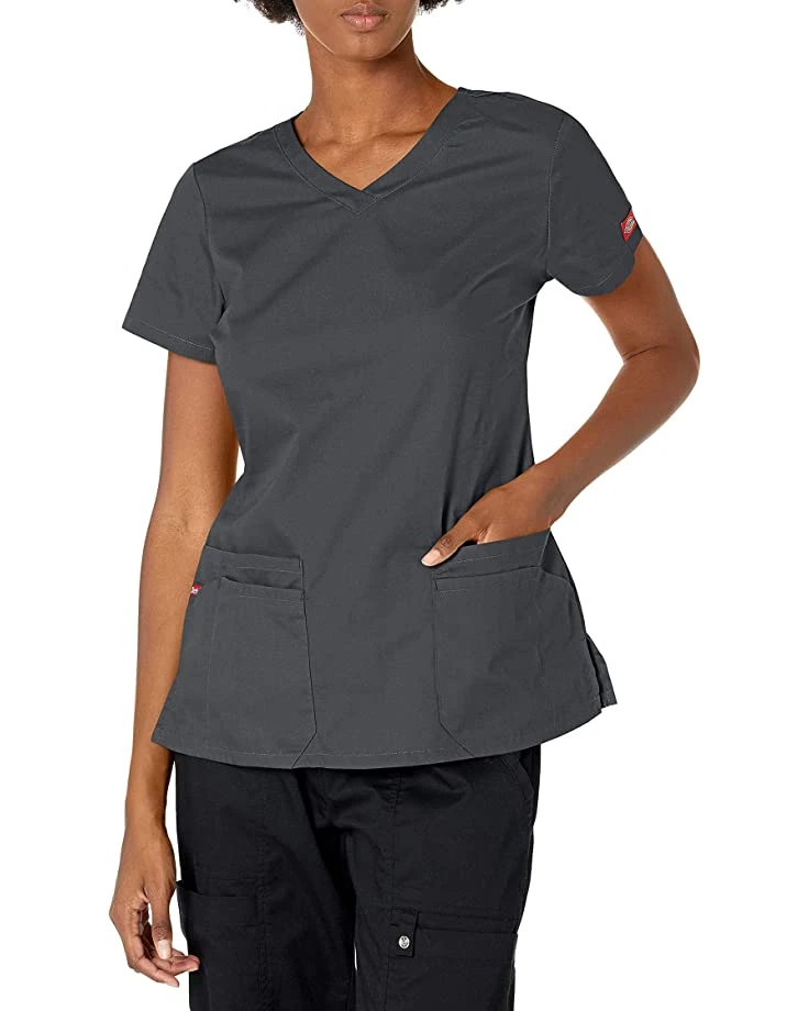 Dickies Women's EDS Signature V-Neck Top with Multiple Patch Pockets Jr | Shirts & Tops 10 Dickies Women's EDS Signature V-Neck Top with Multiple Patch Pockets Jr | Shirts & Tops - Image 10