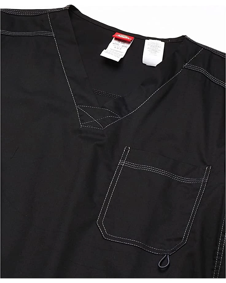 Dickies Gen Flex Men Scrubs Top V-Neck 81722 | Shirts & Tops 2 Dickies Gen Flex Men Scrubs Top V-Neck 81722 | Shirts & Tops - Image 2