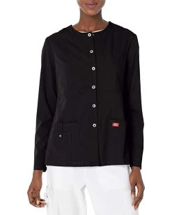 Dickies Xtreme Stretch Women Warm Up Scrubs Jacket Snap Front 82310 | Coats & Outerwear