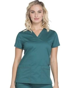Dickies Gen Flex Women Scrubs Top V-Neck DK800 | Shirts & Tops -Johnston & Murphy Sales 71El1CdUzmL. AC SR736920