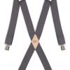Dickies Men's 1 1/2 inch Solid Straight Clip Adjustable X Back Suspender | Suspenders & Braces