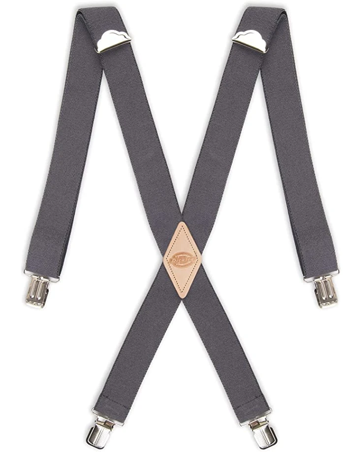 Dickies Men's 1 1/2 inch Solid Straight Clip Adjustable X Back Suspender | Suspenders & Braces 1 Dickies Men's 1 1/2 inch Solid Straight Clip Adjustable X Back Suspender | Suspenders & Braces