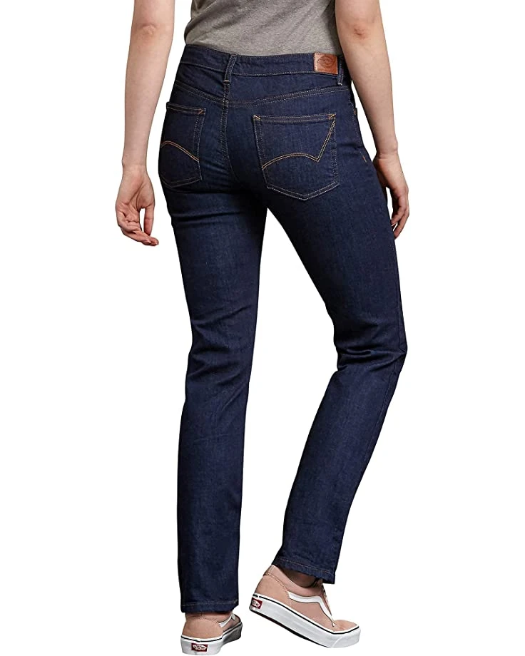 Dickies Women's Perfect Shape Denim Jean-Straight Stretch | Jeans 2 Dickies Women's Perfect Shape Denim Jean-Straight Stretch | Jeans - Image 2