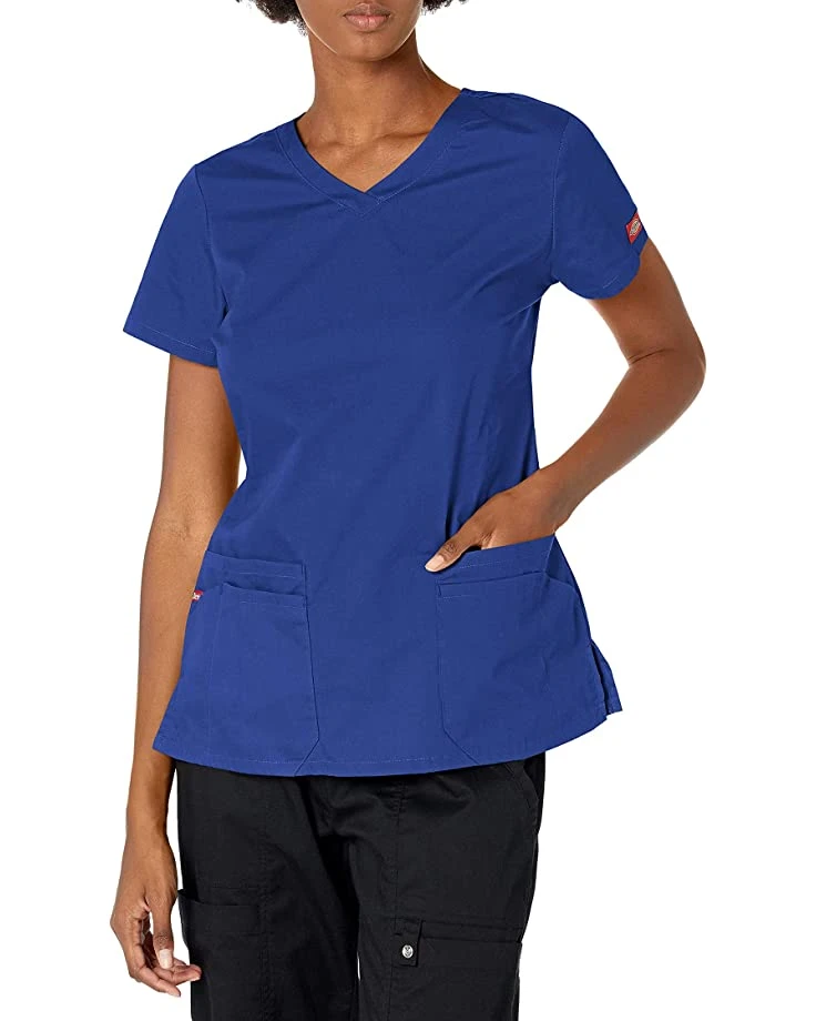 Dickies Women's EDS Signature V-Neck Top with Multiple Patch Pockets Jr | Shirts & Tops 5 Dickies Women's EDS Signature V-Neck Top with Multiple Patch Pockets Jr | Shirts & Tops - Image 5