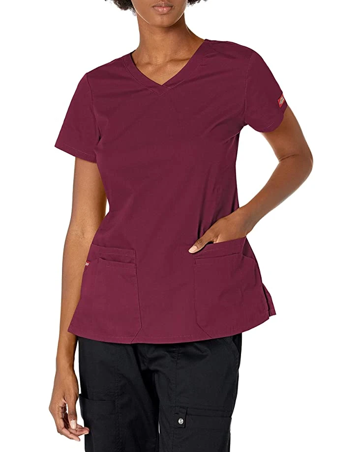 Dickies Women's EDS Signature V-Neck Top with Multiple Patch Pockets Jr | Shirts & Tops 15 Dickies Women's EDS Signature V-Neck Top with Multiple Patch Pockets Jr | Shirts & Tops - Image 15