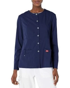 Dickies Xtreme Stretch Women Warm Up Scrubs Jacket Snap Front 82310 | Coats & Outerwear -Johnston & Murphy Sales 71TT5GBdczL. AC SR736920