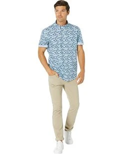 Johnston & Murphy Printed Cotton Short Sleeve Shirt | Shirts & Tops -Johnston & Murphy Sales 71VAHncDspL. AC SR736920