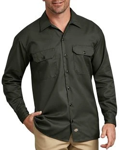 Dickies Men's Big-Tall Long-Sleeve Work Shirt | Shirts & Tops -Johnston & Murphy Sales 71WUw5EkYCL. AC SR736920