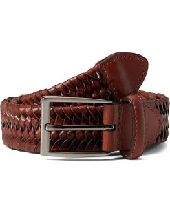 Johnston & Murphy Leather Braided Belt | Belts