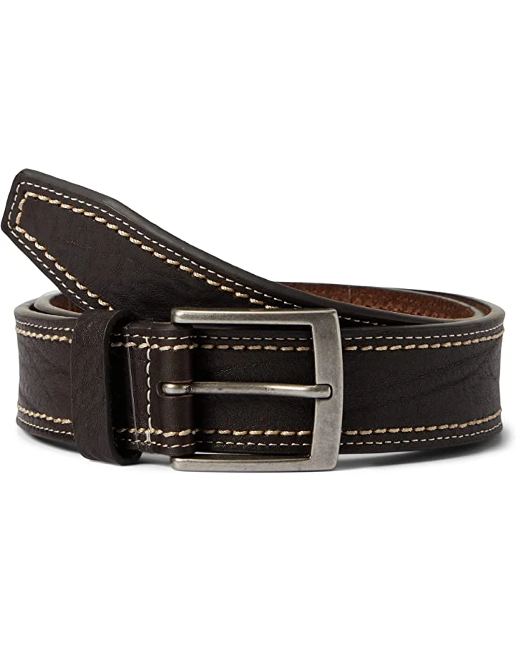 Johnston & Murphy Double Contrast Stitch Belt | Belts 2 Johnston & Murphy Double Contrast Stitch Belt | Belts - Image 2