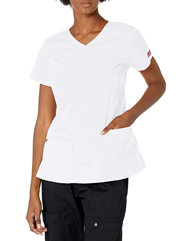 Dickies Women's EDS Signature V-Neck Top with Multiple Patch Pockets Jr | Shirts & Tops 14 Dickies Women's EDS Signature V-Neck Top with Multiple Patch Pockets Jr | Shirts & Tops - Image 14