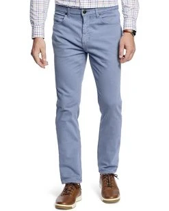 Johnston & Murphy Overdyed Denim in Medium Blue | Jeans