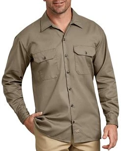 Dickies Men's Long Sleeve Work Shirt | Shirts & Tops -Johnston & Murphy Sales 71yAtUaLNML. AC SR736920