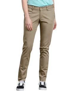 Dickies Women's Mid-Rise, Skinny Stretch Twill Pant | Pants -Johnston & Murphy Sales 71zV75OtvL. AC SR736920