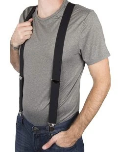 Dickies Men's 1 1/2 inch Solid Straight Clip Adjustable X Back Suspender | Suspenders & Braces -Johnston & Murphy Sales 813K8bXfdtL. AC SR736920