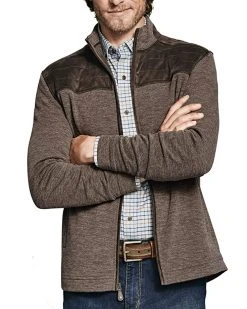 Johnston & Murphy Quilted-Yoke Full Zip | Coats & Outerwear