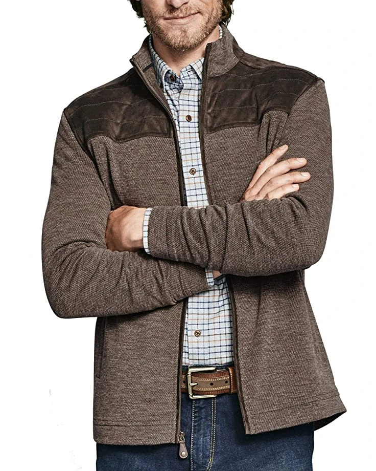 Johnston & Murphy Quilted-Yoke Full Zip | Coats & Outerwear 1 Johnston & Murphy Quilted-Yoke Full Zip | Coats & Outerwear