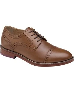 Johnston & Murphy Kids Conard Cap Toe (Little Kid/Big Kid) | Oxfords -Johnston & Murphy Sales 81Eoyet IHS. AC SR736920