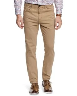 Johnston & Murphy Overdyed Denim in British Khaki | Jeans