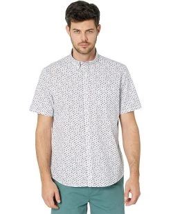 Johnston & Murphy Printed Cotton Short Sleeve Shirt | Shirts & Tops -Johnston & Murphy Sales 81I6eIKT3kL. AC SR736920