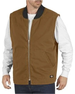 Dickies Men's Sanded Duck Insulated Vest | Coats & Outerwear