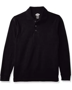 Dickies Boys' Long Sleeve Pique Polo | Shirts & Tops -Johnston & Murphy Sales 81ai9PljxFL. AC SR736920