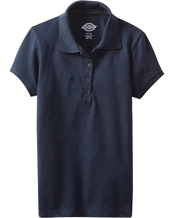 Dickies Girls' Short Sleeve Pique Polo Shirt | Shirts & Tops 1 Dickies Girls' Short Sleeve Pique Polo Shirt | Shirts & Tops