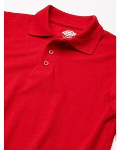 Dickies Boys' Long Sleeve Pique Polo | Shirts & Tops -Johnston & Murphy Sales 81gyDT VkNL. AC SR736920