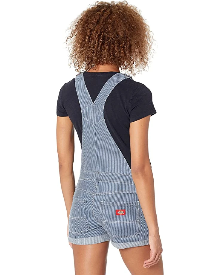 Dickies Juniors Roll Hem Hickory Stripe Shortall Straight Fit | Shorts 2 Dickies Juniors Roll Hem Hickory Stripe Shortall Straight Fit | Shorts - Image 2