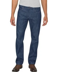 Dickies Men's X-Series Button Fly Regular Fit Straight Leg 5-Pocket Denim Jean | Jeans