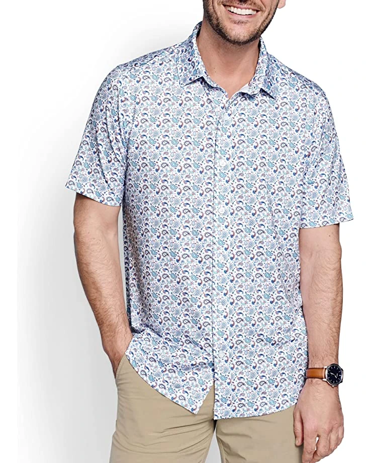 Johnston & Murphy XC4 Performance Short Sleeve Shirt | Shirts & Tops 3 Johnston & Murphy XC4 Performance Short Sleeve Shirt | Shirts & Tops - Image 3