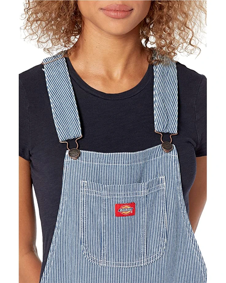 Dickies Juniors Roll Hem Hickory Stripe Shortall Straight Fit | Shorts 3 Dickies Juniors Roll Hem Hickory Stripe Shortall Straight Fit | Shorts - Image 3