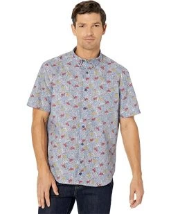 Johnston & Murphy Printed Cotton Short Sleeve Shirt | Shirts & Tops -Johnston & Murphy Sales 91Tr0Zo2B8L. AC SR736920