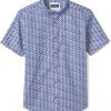 Johnston & Murphy Printed Cotton Short Sleeve Shirt | Shirts & Tops