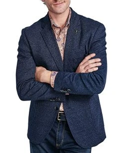 Johnston & Murphy Texture Knit Blazer | Coats & Outerwear