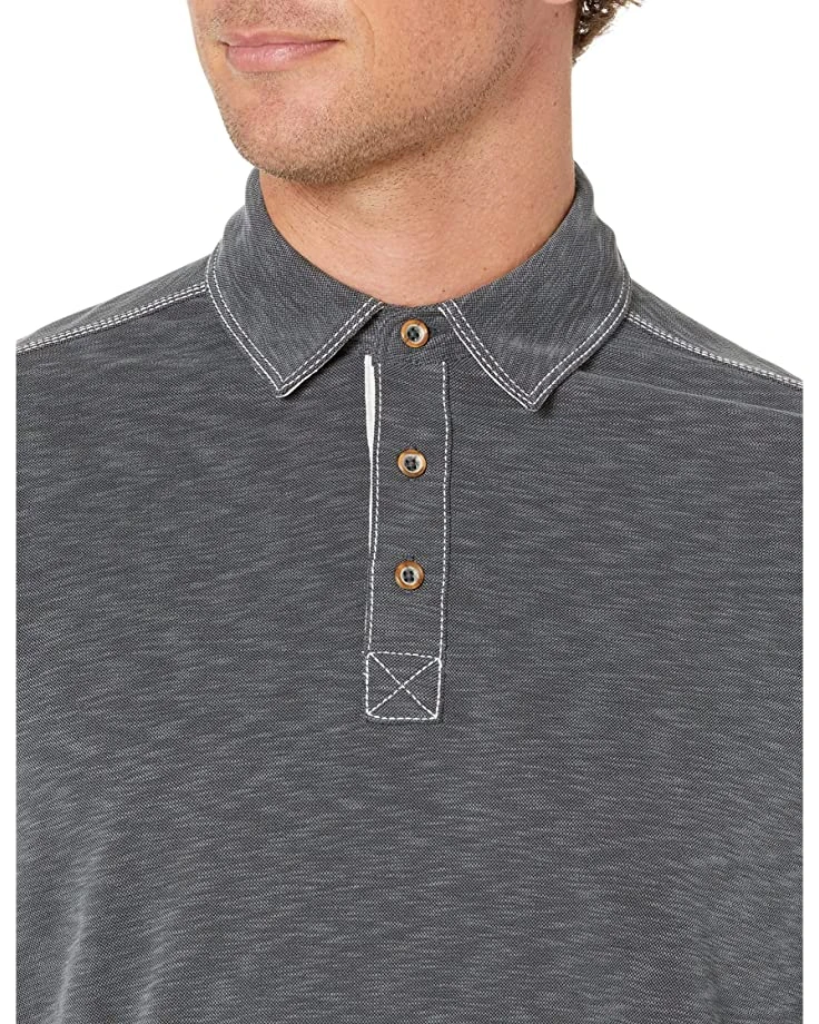 Johnston & Murphy Vintage Slub Long Sleeve Polo | Shirts & Tops 3 Johnston & Murphy Vintage Slub Long Sleeve Polo | Shirts & Tops - Image 3