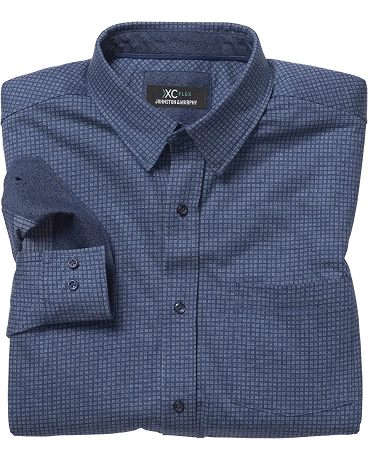 Johnston & Murphy XC Flex Stretch Cotton Shirt | Shirts & Tops 4 Johnston & Murphy XC Flex Stretch Cotton Shirt | Shirts & Tops - Image 4