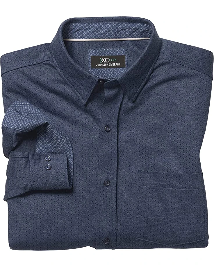 Johnston & Murphy XC Flex Stretch Cotton Shirt | Shirts & Tops 2 Johnston & Murphy XC Flex Stretch Cotton Shirt | Shirts & Tops - Image 2