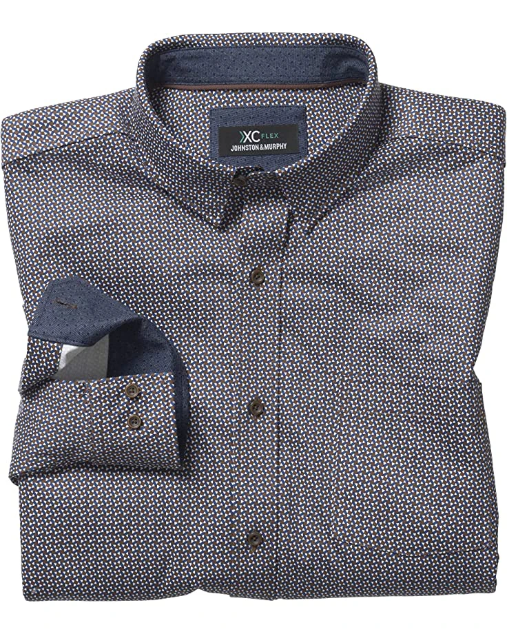 Johnston & Murphy XC Flex Stretch Cotton Shirt | Shirts & Tops 3 Johnston & Murphy XC Flex Stretch Cotton Shirt | Shirts & Tops - Image 3