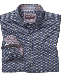 Johnston & Murphy Printed Cotton Shirt | Shirts & Tops -Johnston & Murphy Sales A1nvw0S1fpL. AC SR736920