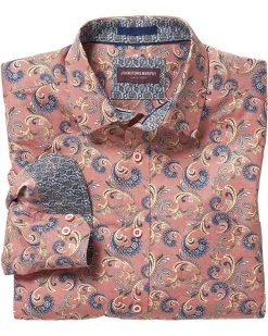Johnston & Murphy Printed Cotton Shirt | Shirts & Tops -Johnston & Murphy Sales A1qSssYEqL. AC SR736920